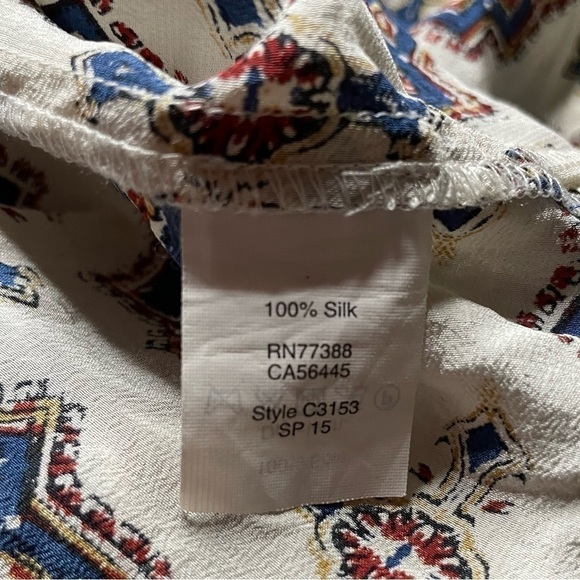 Madewell Top Womens XS Extra Small Silk T-Shirt Vintage Inspired Short Sleeve - Picture 3 of 6